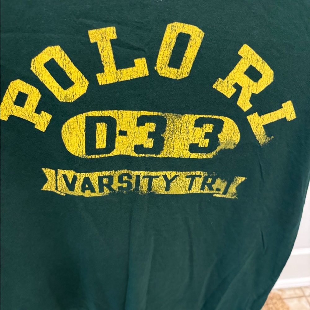 Polo Ralph Lauren Varsity Graphic Tee T Shirt SS M Custom Fit - Picture 6 of 7